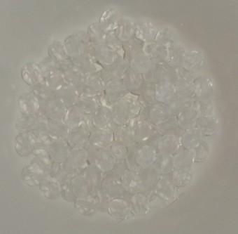 Cristale Bohemia rt. 6mm alb tr. inghetat (00030/84110) - 10buc