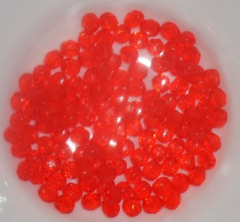 Cristale Bohemia rotunde 6mm rosu deschis/portocaliu tr. (90060) - 50buc