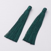Ciucure nylon verde smarald 12x1cm (1buc)