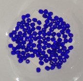 Cristale Bohemia rotunde 3mm albastru cerneala transparent (30080) - cca 120buc