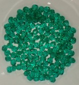 Cristale Bohemia rotunde 4mm verde marin tr. (50720) - 50buc