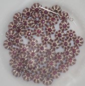 Floricele Cehia 9mm roz-mov cu striatii argintii (x2461/81800) (1buc)