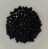 Margele sticla Cehia rotunde 4mm negre (23980) - 50buc