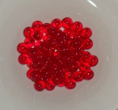 Margele sticla Cehia rt 8mm rosu inchis tr (90090) - 10buc