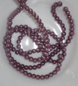 Perle sticla maro-movuliu 4mm (var.2) - cca 210buc
