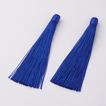 Ciucure nylon albastru cerneala 12x1cm (1buc)
