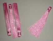 Ciucure nylon roz pal 12x1cm (1buc)