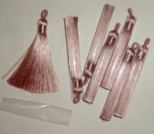 Ciucure polyester roz prafuit 80-90x9mm - 20buc (p. promo)