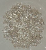 Cristale Bohemia rotunde 3mm alb tr. cu miez argintiu (00030/81800) - 90buc