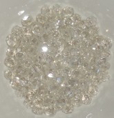 Cristale Bohemia rt 6mm alb tr cu luciu (00030/14400) - 50buc
