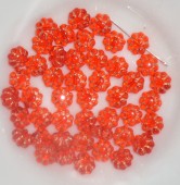 Floricele Cehia 9mm portocaliu tr. cu striatii aurii/rosiatice (90030/54307) (1buc)
