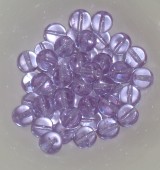 Margele sticla Cehia rotunde 10mm lila tr. (20210) (1buc)