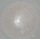 Margele sticla Cehia rotunde 3mm alb opac lucios (03000) - 100 buc