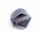 Margele sticla cristale asimetrice mov 8x7mm (1buc)