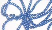 Perle sticla 4mm albastru deschis - sirag cca 200buc