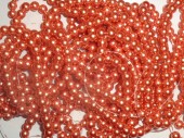 Perle sticla piersica 6mm - sirag cca 140buc